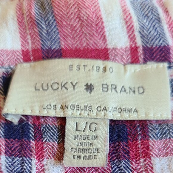 Lucky Brand Flowy Button Down - Large - Picture 3 of 9
